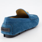 Loafer Mocassins Driver La Medusa Versace Blau Homme