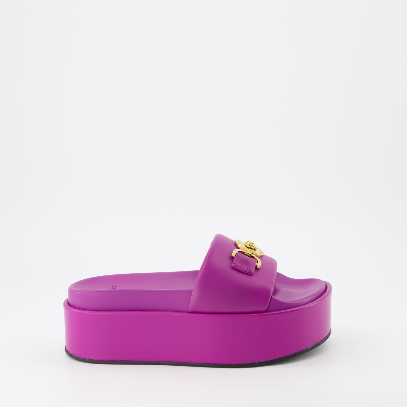 Sapatos abertos Sandales à plateforme Medusa Versace Roxo Femme