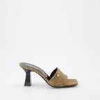 Offene schuhe Mules monogrammées Versace Beige Femme