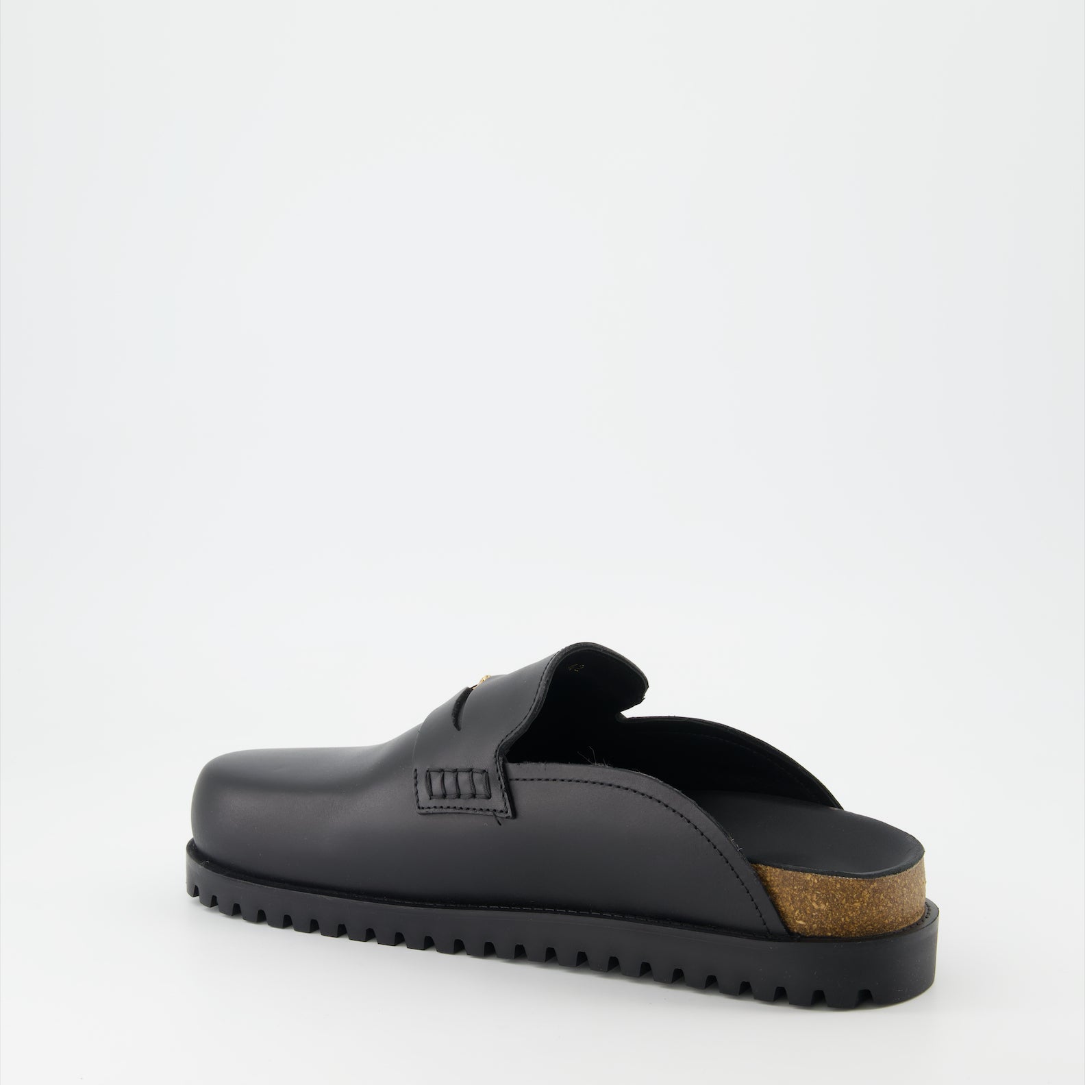 Open shoes Medusa Mules Versace Black Man