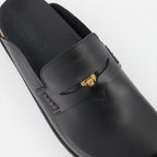 Open shoes Medusa Mules Versace Black Man