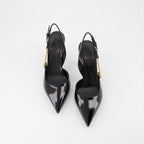 Pumps Escarpins Safety Pin Versace Schwarz Femme