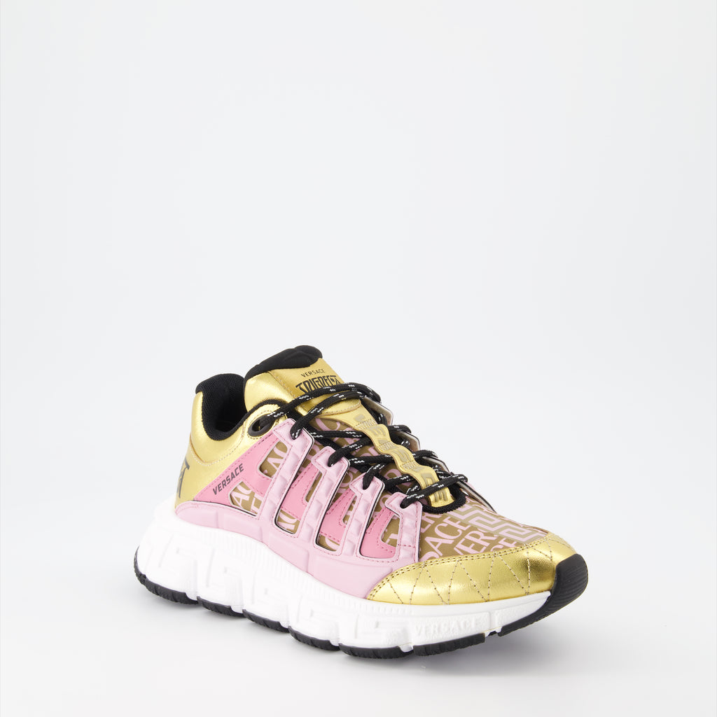 Sneaker Baskets Trigreca Versace Oro Femme