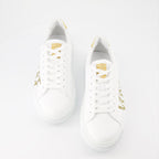 Baskets Baskets à logo Greca Versace Blanc Homme