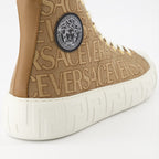 Sneaker Baskets monogrammées Versace Marrón Homme