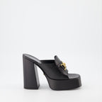 Open shoes Medusa 95' platform mules Versace Black Women