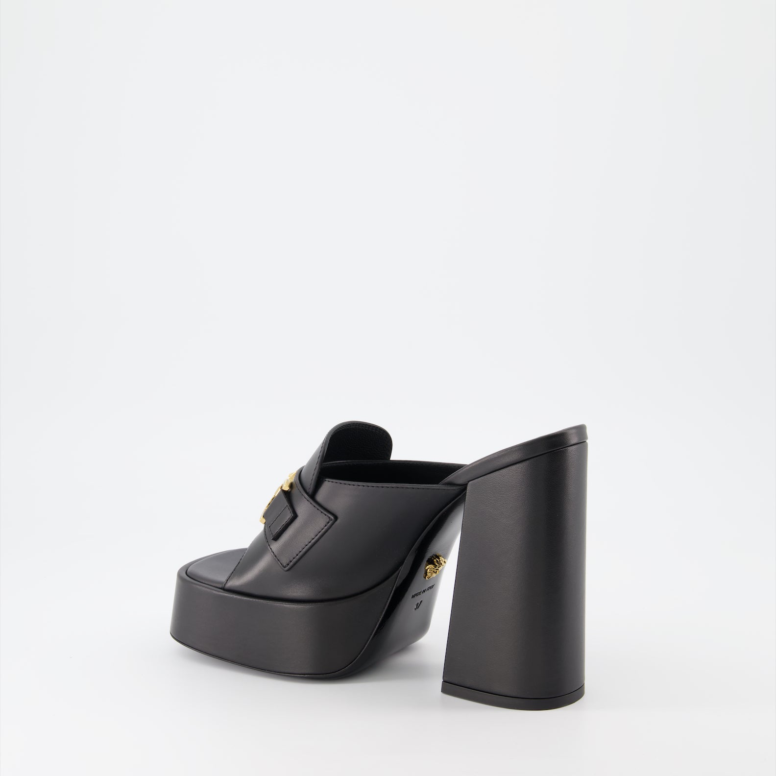 Open shoes Medusa 95' platform mules Versace Black Women