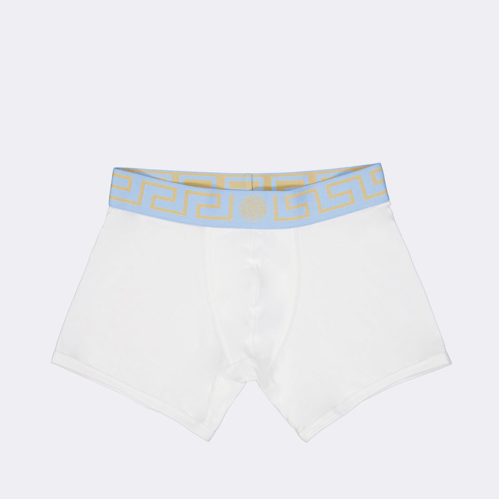 Underwear and homewear Boxer Medusa Greca Versace White Man
