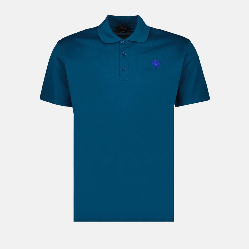 Poloshirts Polo Medusa Versace Blau Homme