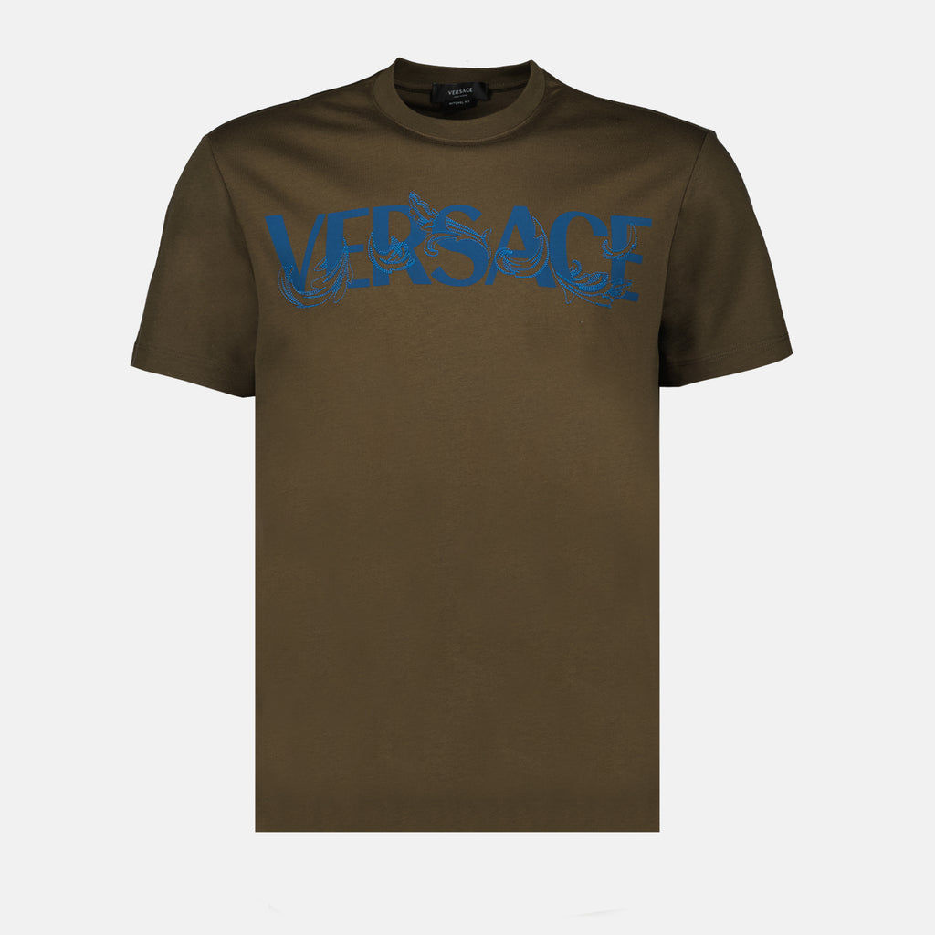 T-shirt T-shirt à logo Versace Cachi Homme