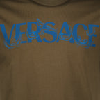 T-shirt T-shirt à logo Versace Cachi Homme