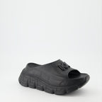 Offene schuhe Claquettes Medusa '95 Versace Schwarz Femme