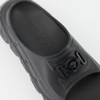 Offene schuhe Claquettes Medusa '95 Versace Schwarz Femme