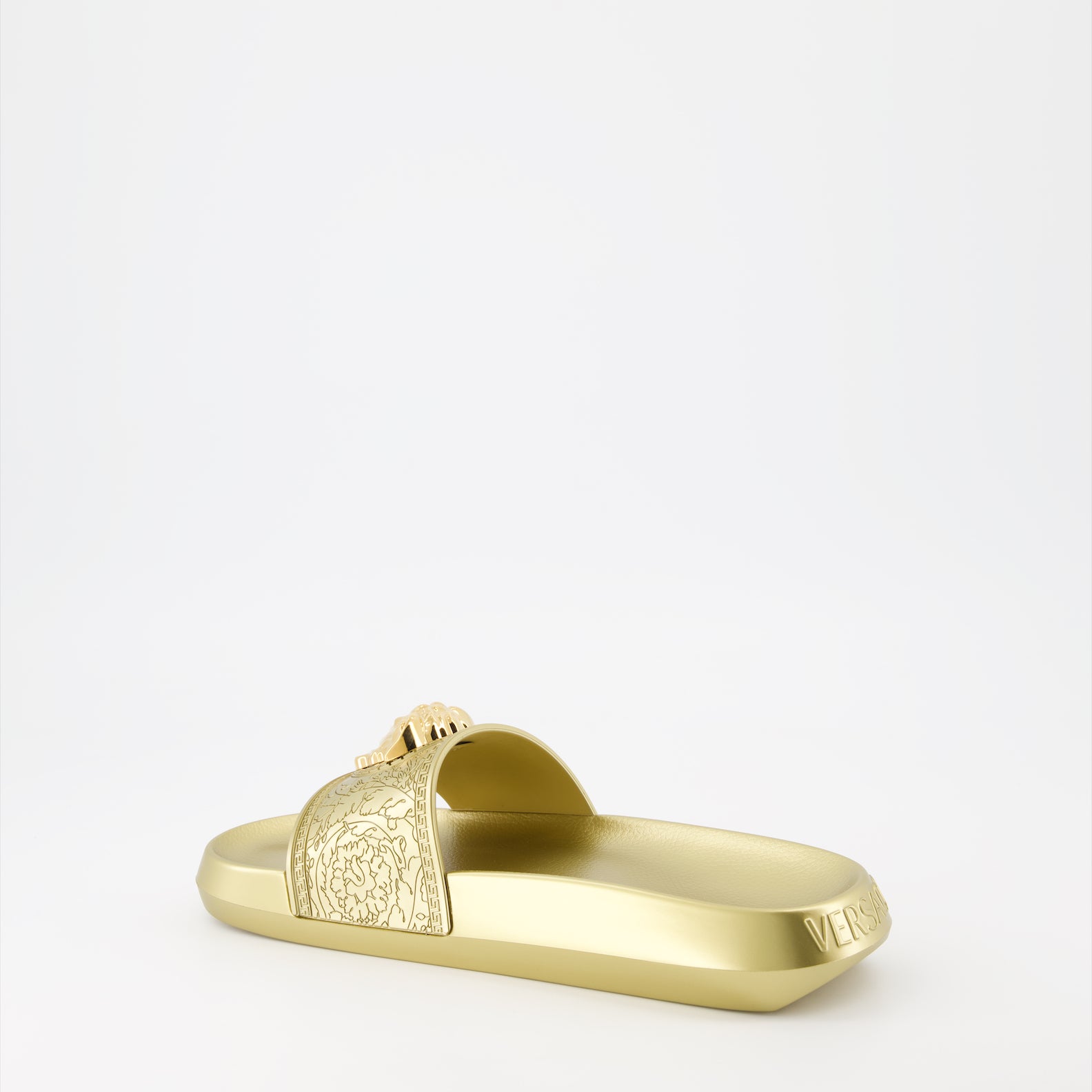 Open shoes La Medusa Slides Versace Gold Women