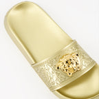 Open shoes La Medusa Slides Versace Gold Women