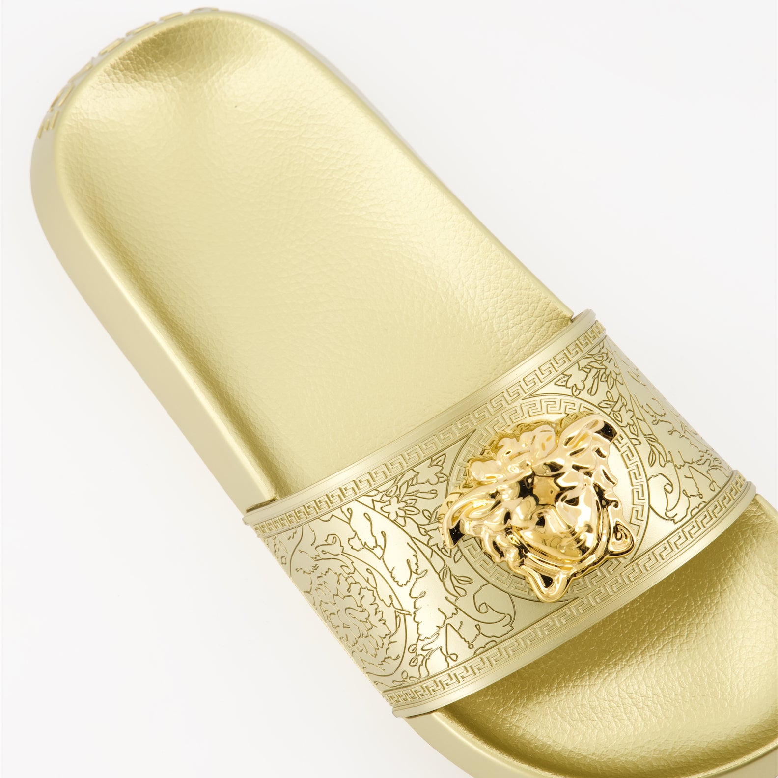 Open shoes La Medusa Slides Versace Gold Women