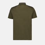 Polo shirts Greca short-sleeved polo shirt Versace Green Man