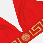 Strandmode Haut de bikini Greca Versace Rot Femme