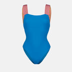 Strandmode Maillot de bain Greca Versace Blau Femme