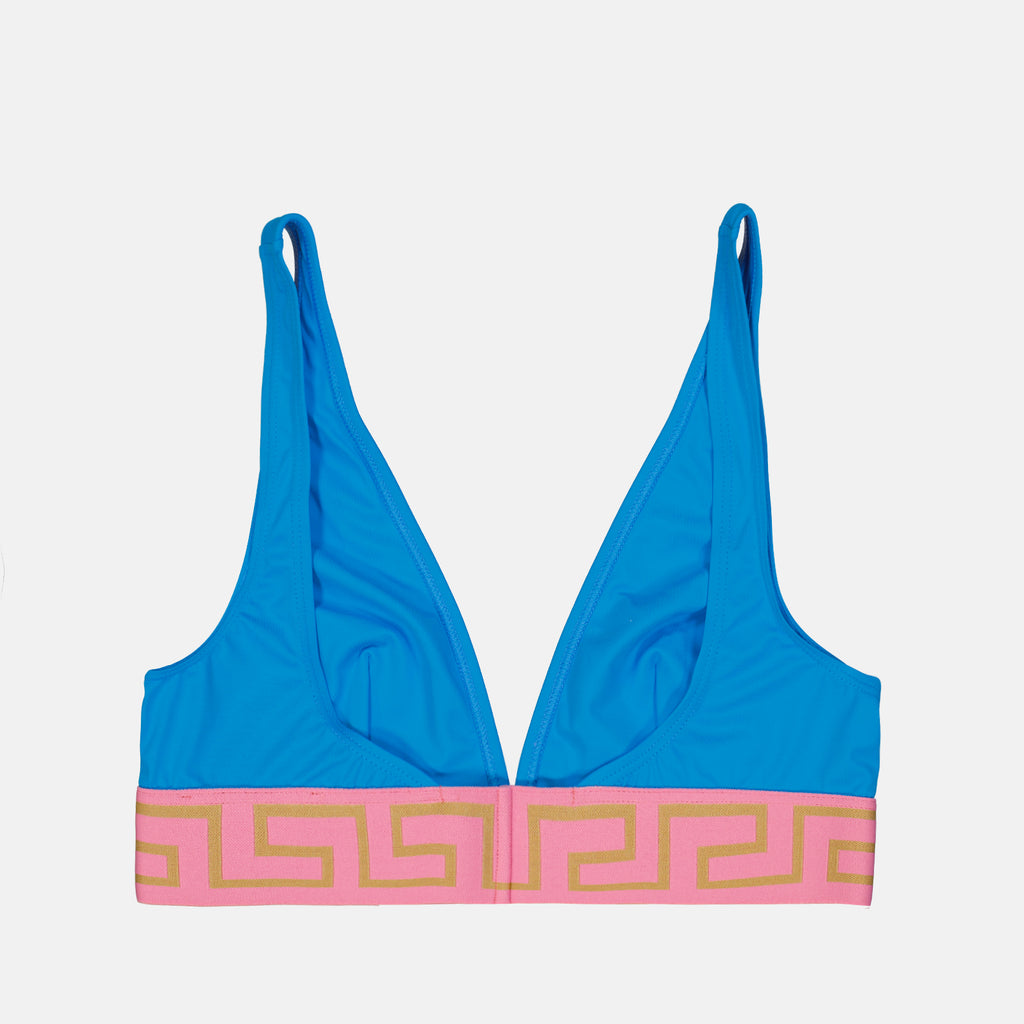 Strandmode Haut de bikini Medusa Versace Blau Femme