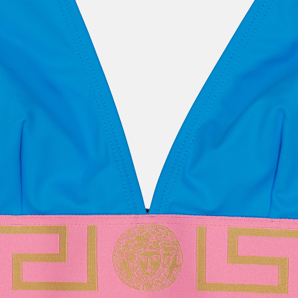 Strandmode Haut de bikini Medusa Versace Blau Femme