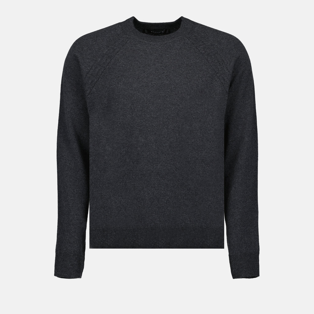 Prendas de punto Suéter Greca Versace Gris Homme