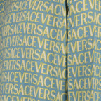 Knitwear Versace Allover Sweater Versace Blue Man
