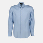 셔츠 Chemise Versace Allover Versace 파란색 Homme