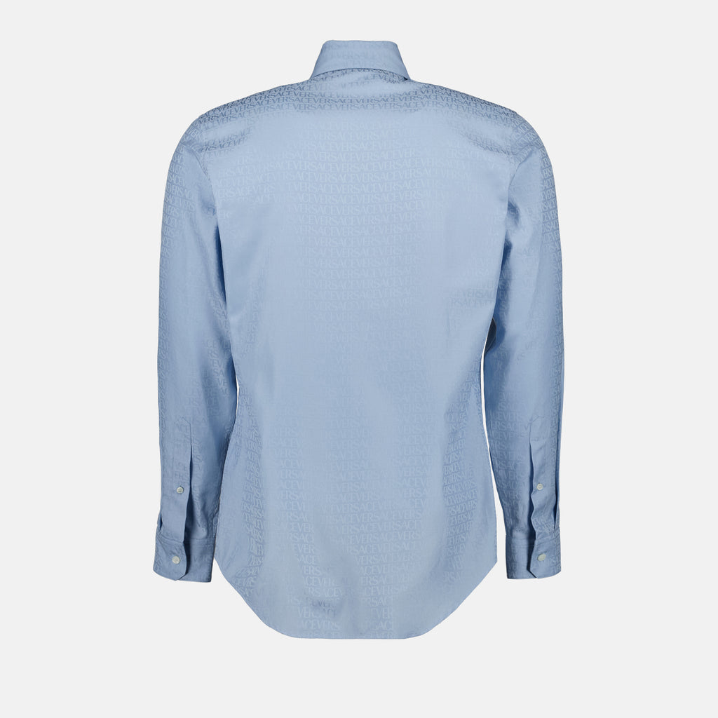 셔츠 Chemise Versace Allover Versace 파란색 Homme