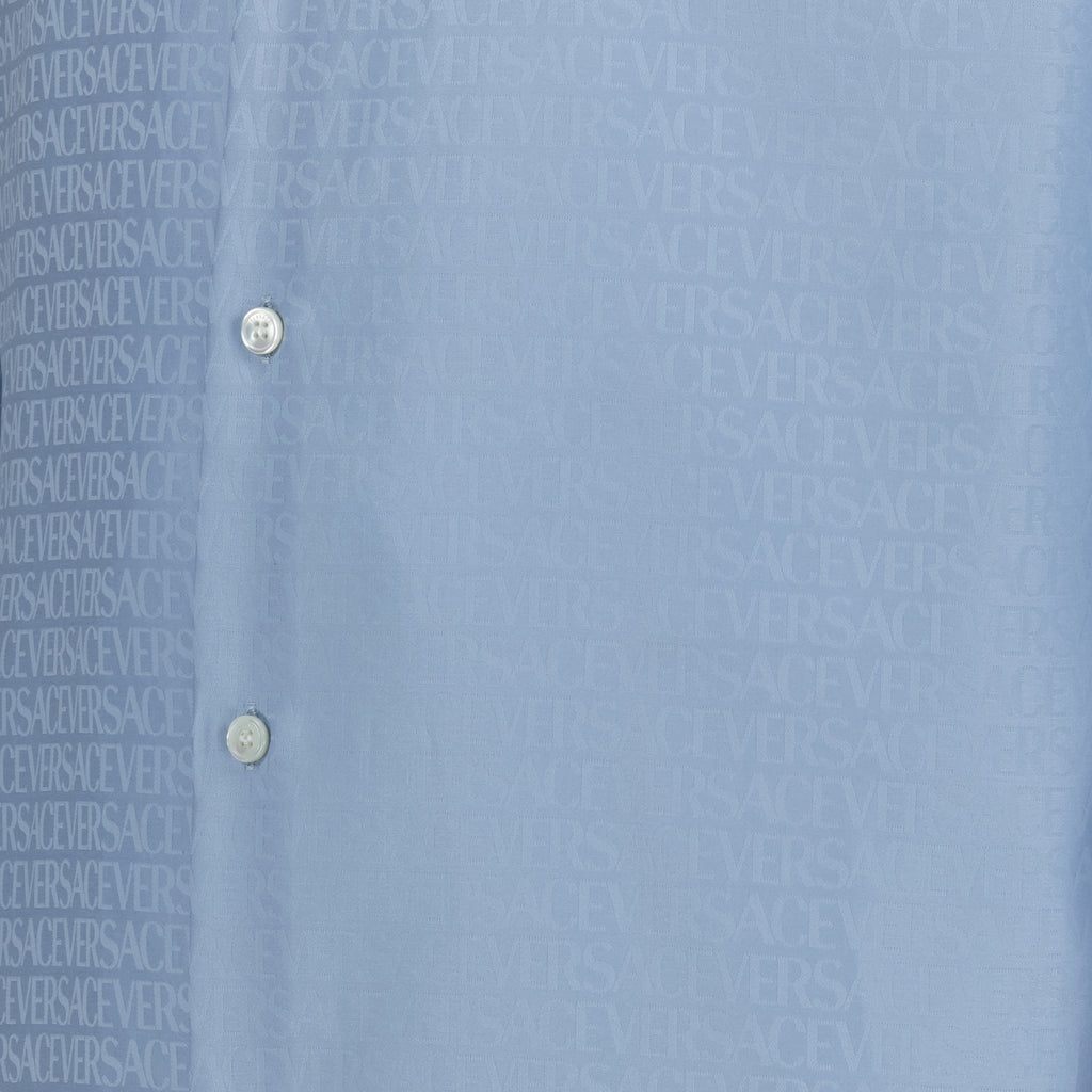 셔츠 Chemise Versace Allover Versace 파란색 Homme