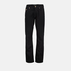 Hosen Jean slim La Medusa Versace Schwarz Homme