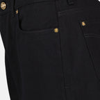 Hosen Jean slim La Medusa Versace Schwarz Homme