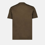 Tシャツ プリントTシャツ Versace カーキ 男