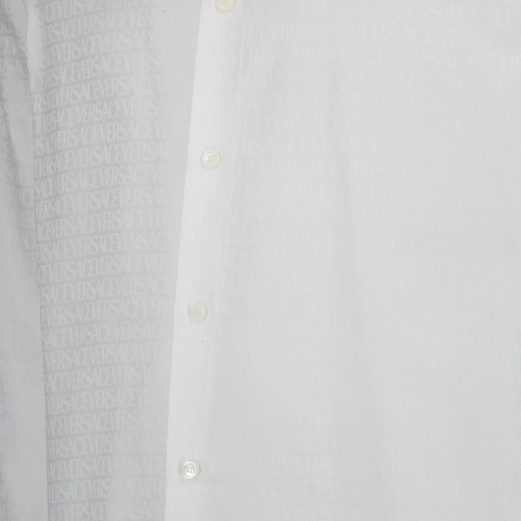 シャツ ヴェルサーチ オールオーバー シャツ Versace 白 男