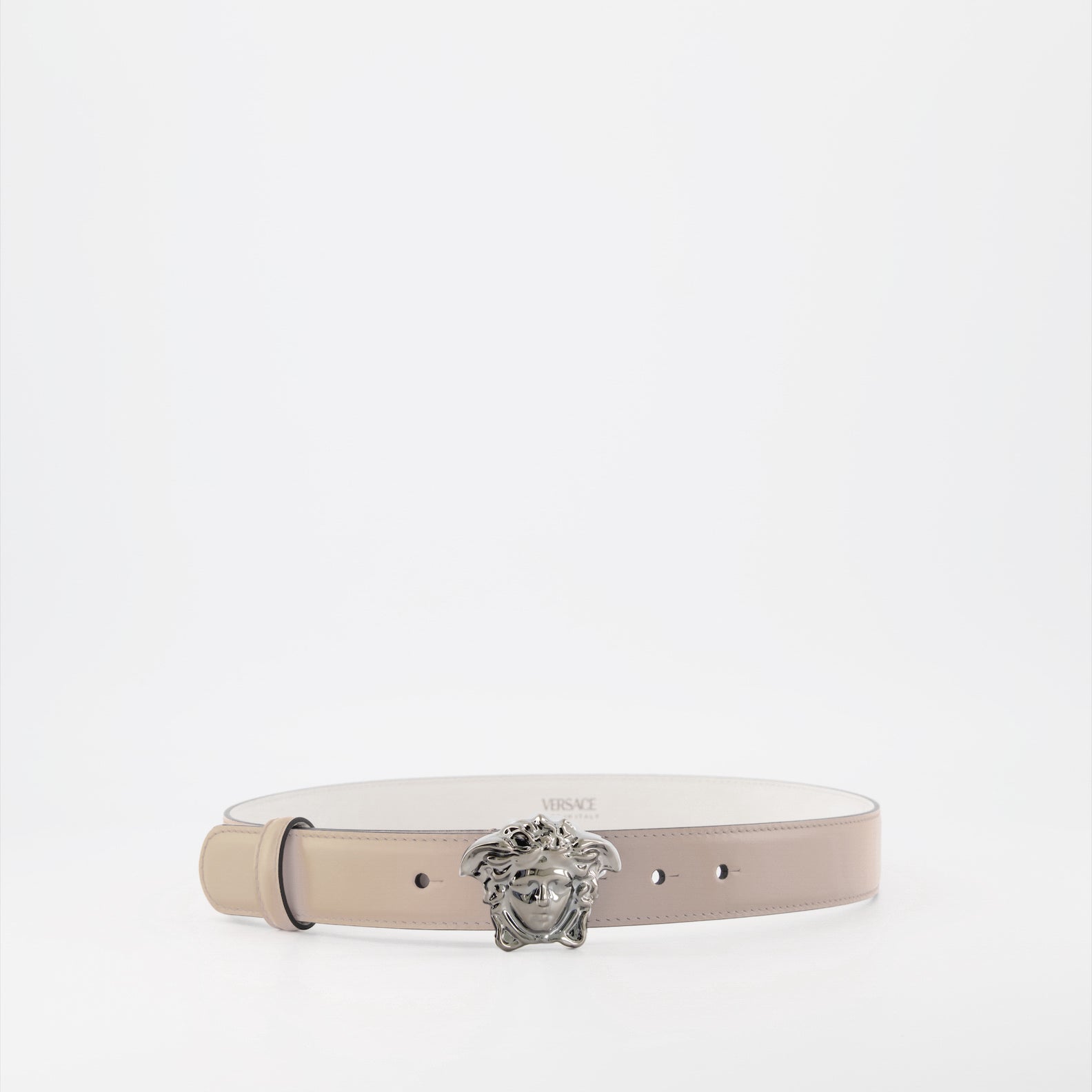 Ceintures Ceinture Medusa Versace Beige Homme