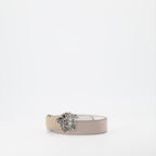 Ceintures Ceinture Medusa Versace Beige Homme