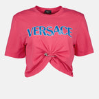 T-shirts Safety Pin Logo T-Shirt Versace Pink Women