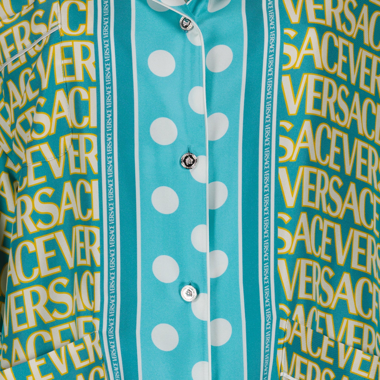 Shirts Silk shirt Versace Blue Women