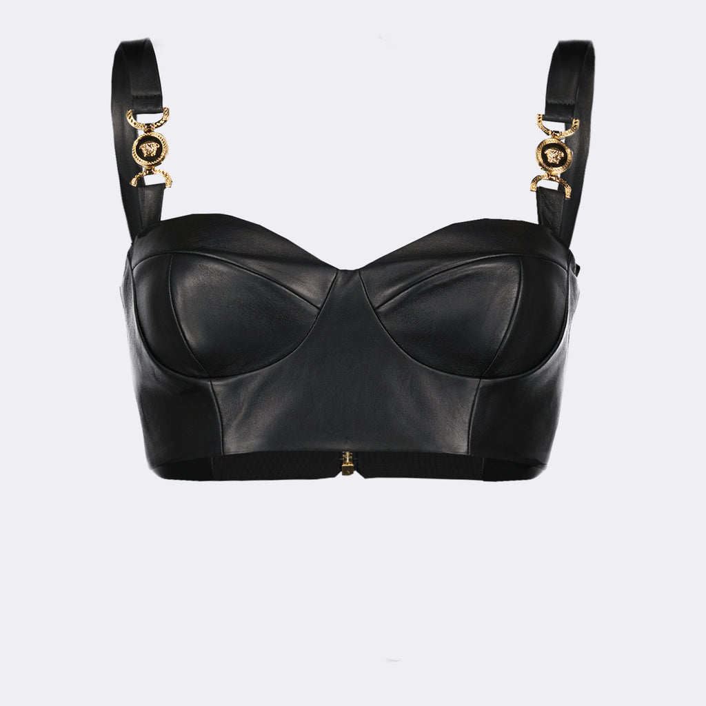 Tops Brassière Medusa Versace Preto Femme