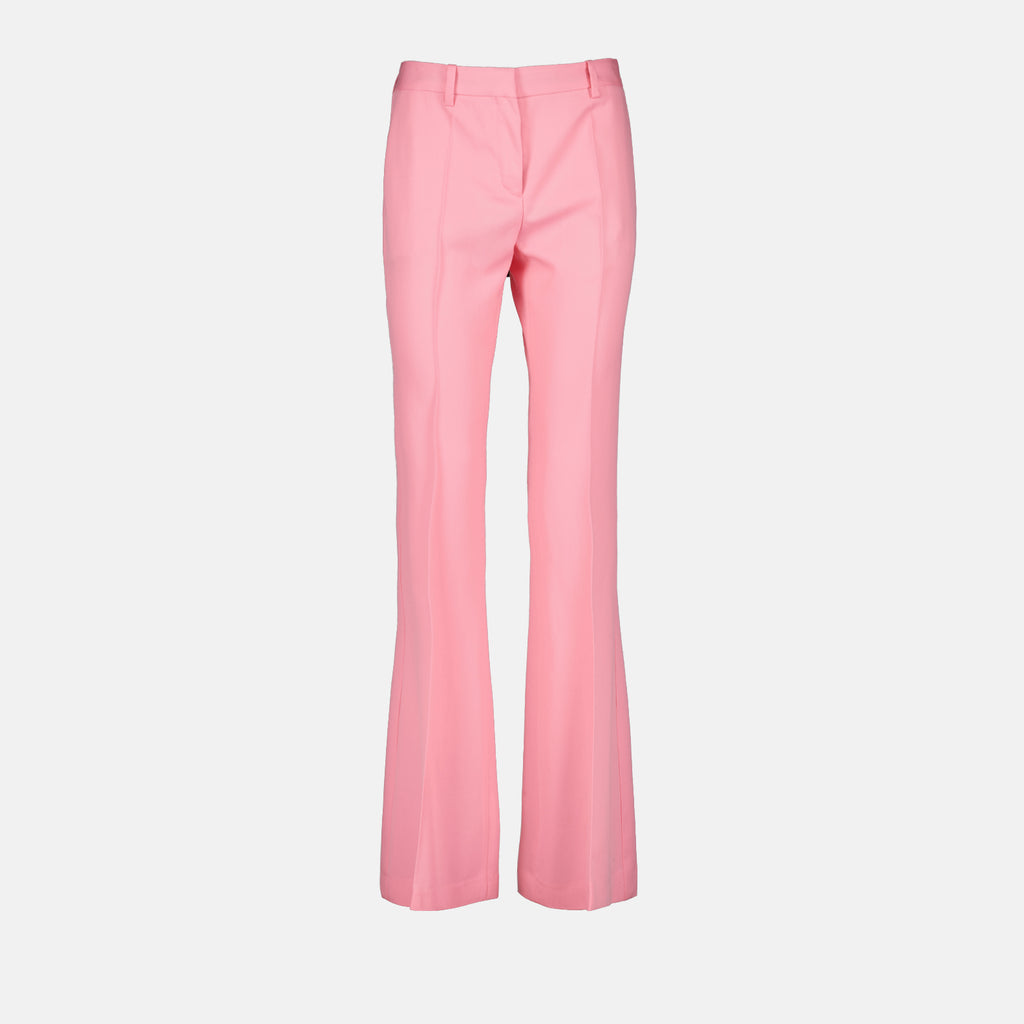 Pantalons Pantalon de ville Versace Rose Femme