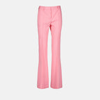Pantalons Pantalon de ville Versace Rose Femme
