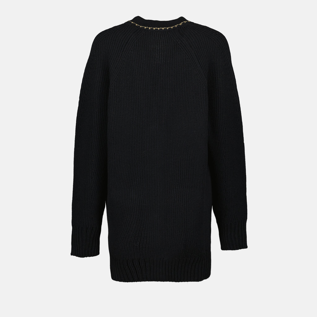 Malhas Cardigan long Medusa Versace Preto Femme