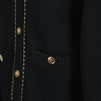 Malhas Cardigan long Medusa Versace Preto Femme