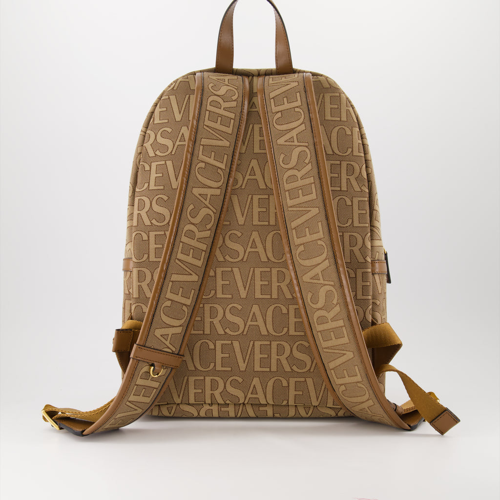 Backpacks Versace Allover Backpack Versace Brown Man