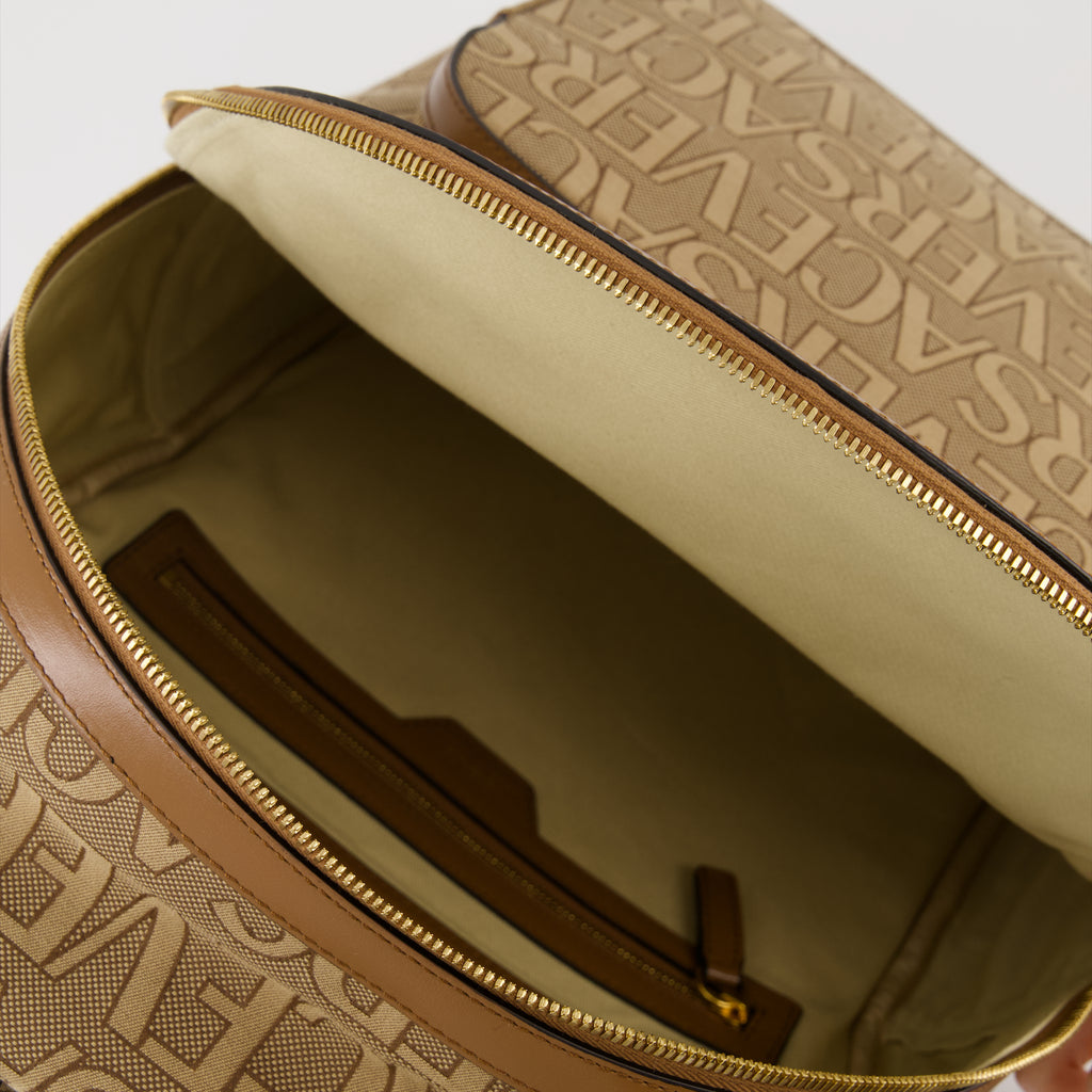 Backpacks Versace Allover Backpack Versace Brown Man