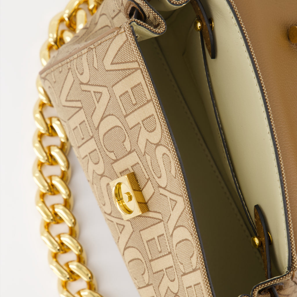 Borse a mano e a spalla Sac mini Versace Allover La Medusa Versace Marrone Femme