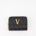 Small leather goods Virtus Wallet Versace Black Women