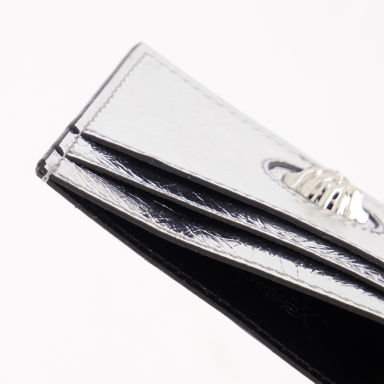 Petite maroquinerie Porte-cartes La Medusa Versace Argenté Femme