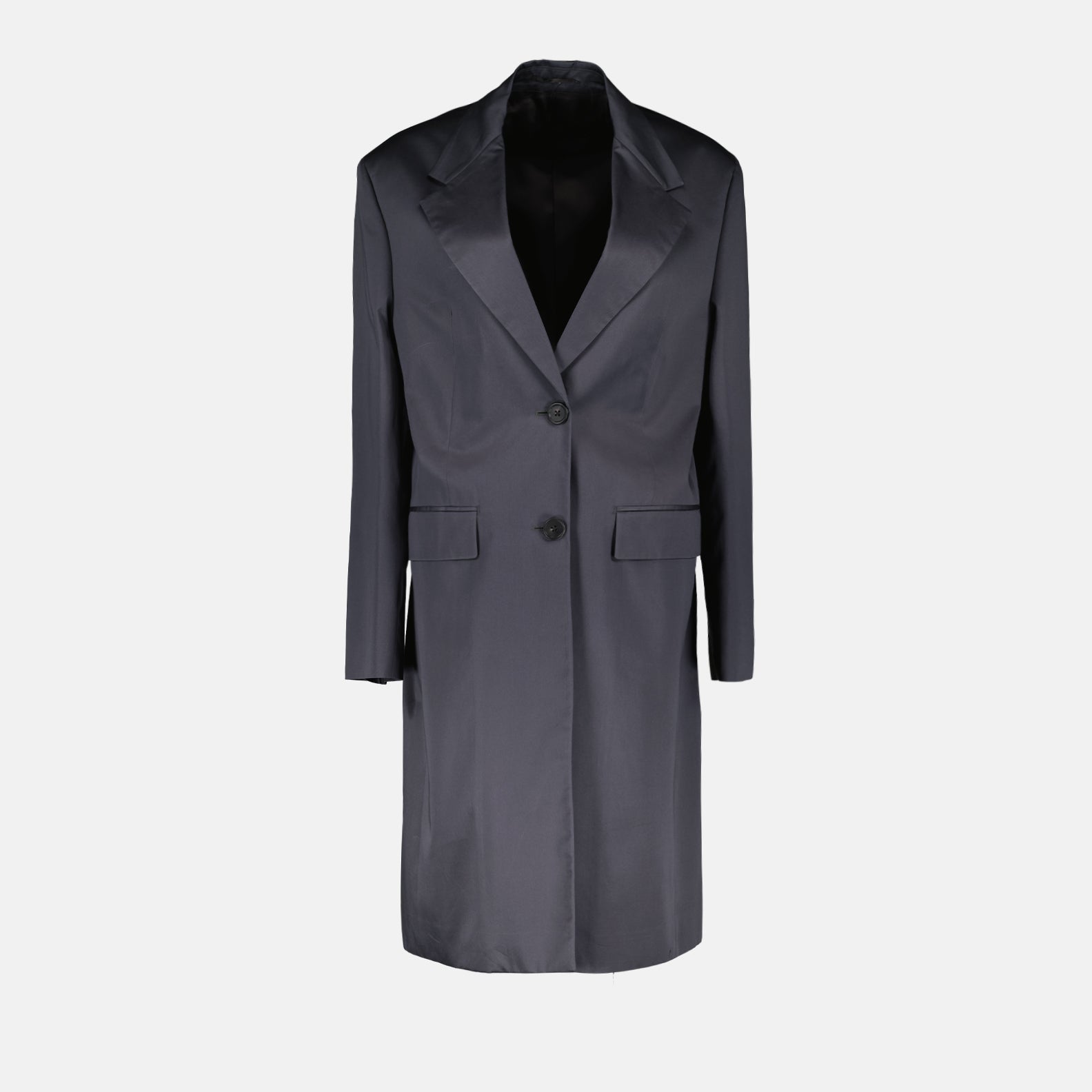 Coats Long Coat Prada Gray Man