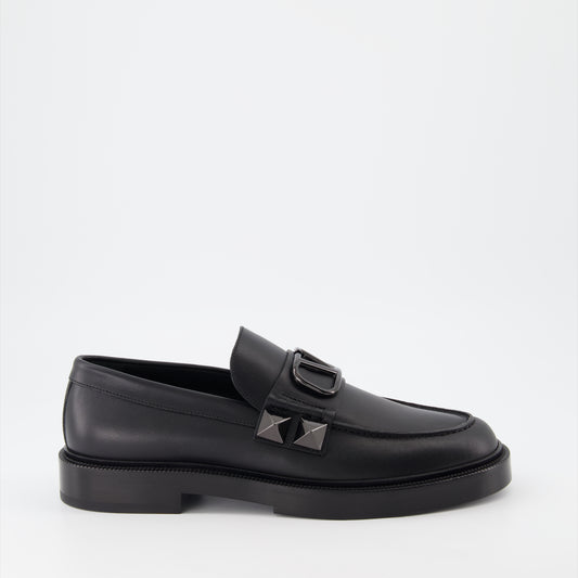 Stud Sign Loafers